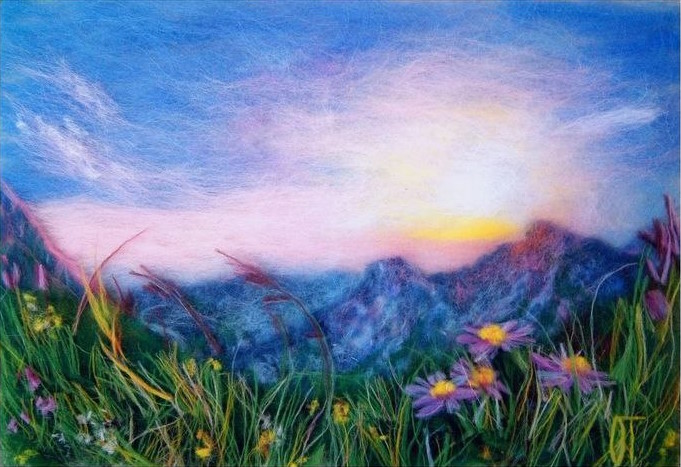 Sunrise In The Mountains